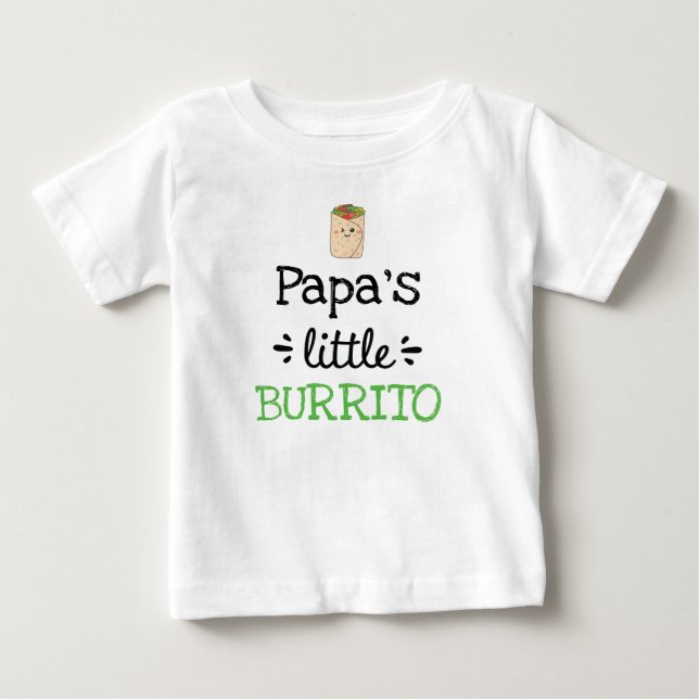 Personligens utformning | [Valfri text] Little Bur T Shirt (Framsida)