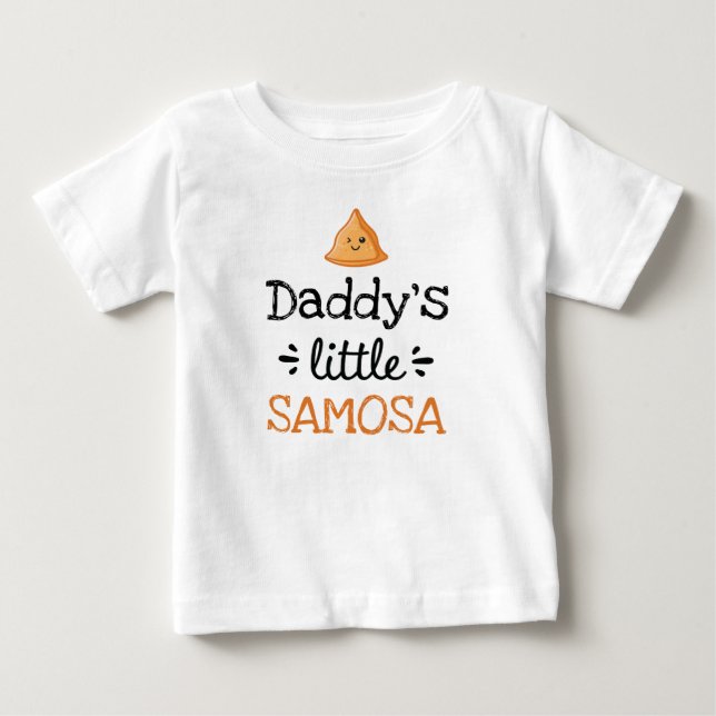 Personligens utformning | [Valfri text] Små Samosa T Shirt (Framsida)