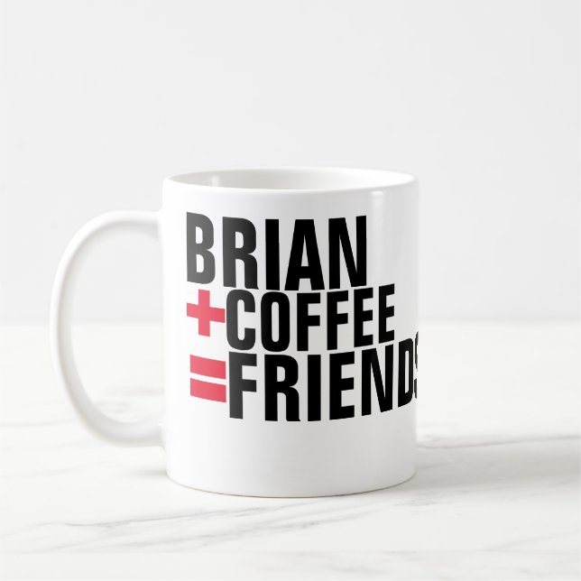 personligens vänner kaffemugg (Vänster)