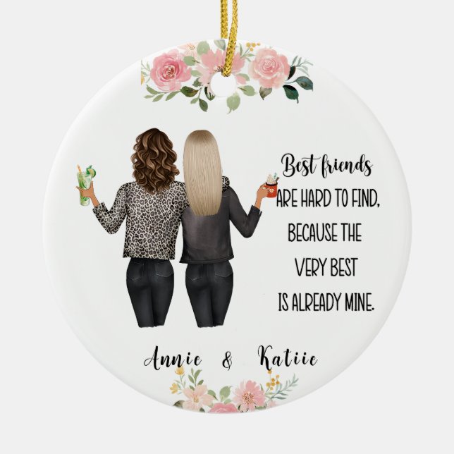 Personligens Vänskap jul Julgransprydnad Keramik (Framsidan)