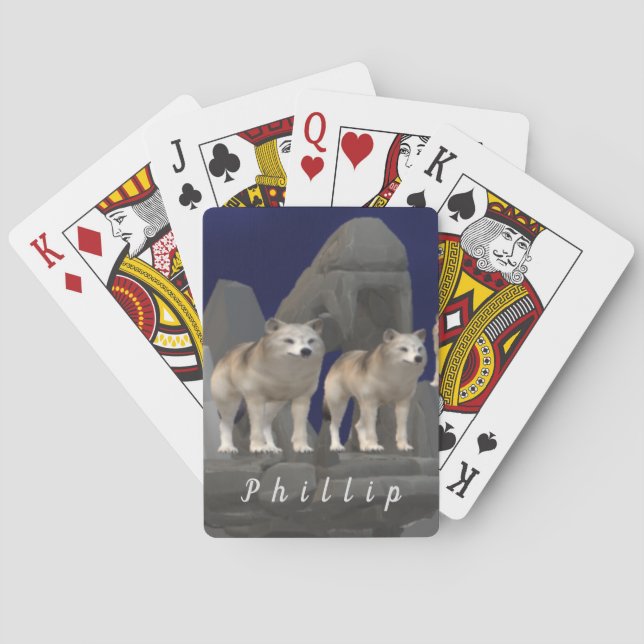 Personligens Varg, tema Casinokort (Baksidan)
