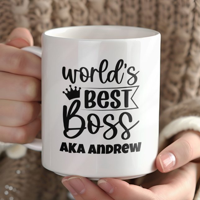 Personligens världens bästa Chef Kaffemugg (Skapare uppladdad)