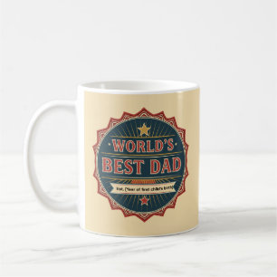 Personligens världens bästa Pappa Mugg Fars dag