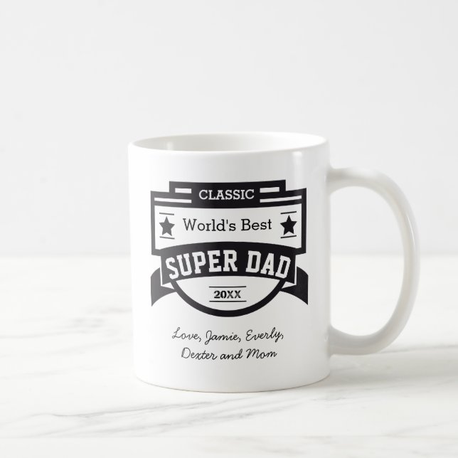 Personligens världens bästa TOPPEN Pappa Mugg (Höger)