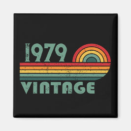 Personligens vintage 45-årsgåvor magnet