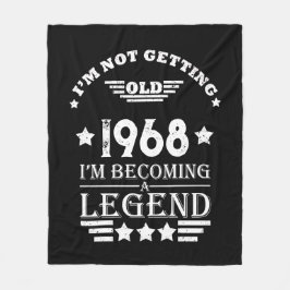 Personligens vintage 55:e födelsedagsfesten fleecefilt