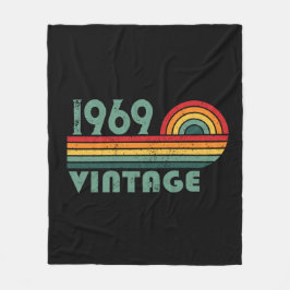 Personligens vintage 55:e födelsedagsfesten fleecefilt