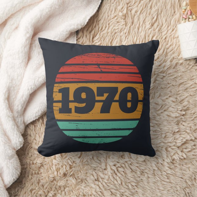 Personligens vintage 55:e födelsedagsfesten kudde (Filt)