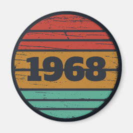 Personligens vintage 55:e födelsedagsfesten magnet