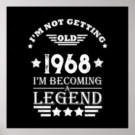 Personligens vintage 55:e födelsedagsfesten poster