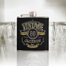 Personligens Vintage Åldras till prefektion födels Fickplunta