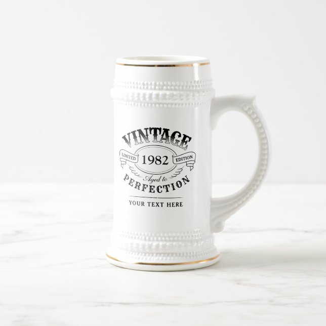 Personligens Vintage Åldras till prefektion födels Sejdel (Höger)