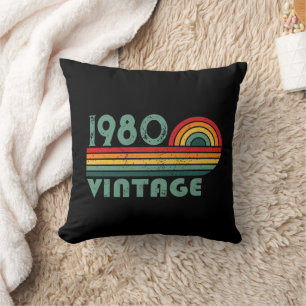 Personligens vintage födelsedag kudde