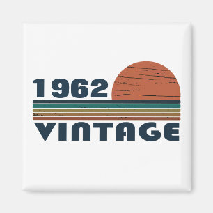 Personligens vintage födelsedag magnet