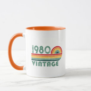 Personligens vintage födelsedag mugg