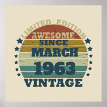 Personligens vintage födelsedag