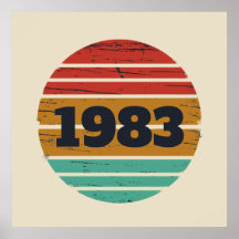 Personligens vintage födelsedag