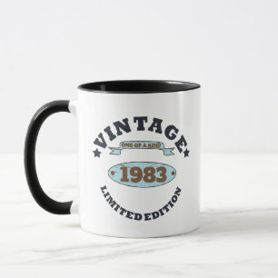Personligens vintage födelsedagspresent mugg