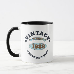 Personligens vintage födelsedagspresent mugg