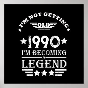 Personligens vintage - födelserbjudanden för 35e poster