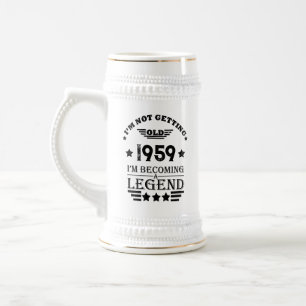 Personligens vintage - födelserbjudanden för 65e sejdel