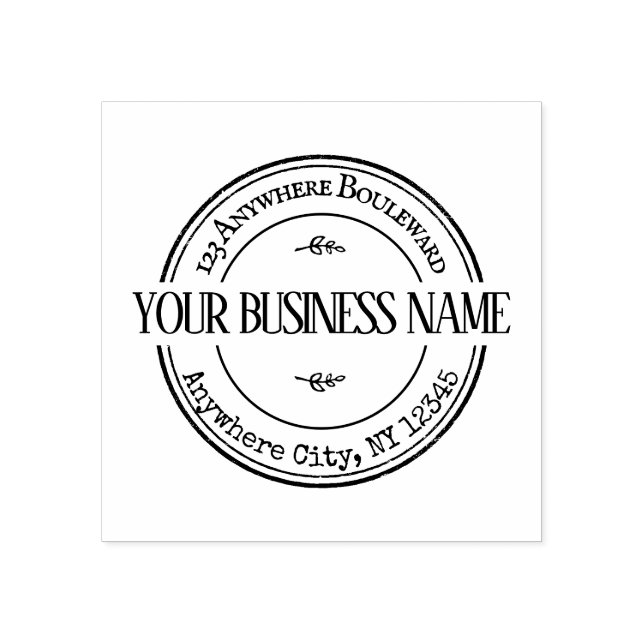 Personligens vintage stämpel (Tryck)