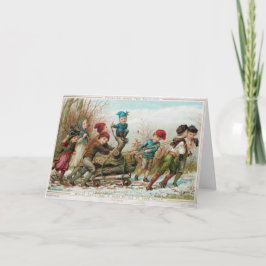 Personligens Vintage Viktorianjulkort Helgkort