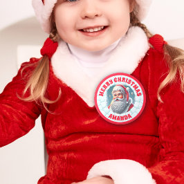 personliger för 3D-Jultomten-julen Knapp