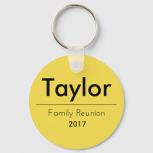 Personligfamiljmöte Keychain Nyckelring