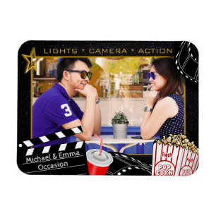Personligfilmstjärnaram Magnet
