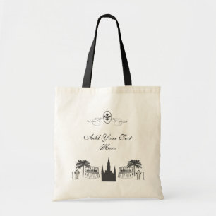 PersonligFleur de Lis New Orleans plats Tygkasse