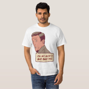 Personligförlovning kopplar ihop t-shirt