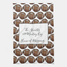 Personligfotbollkökshandduk