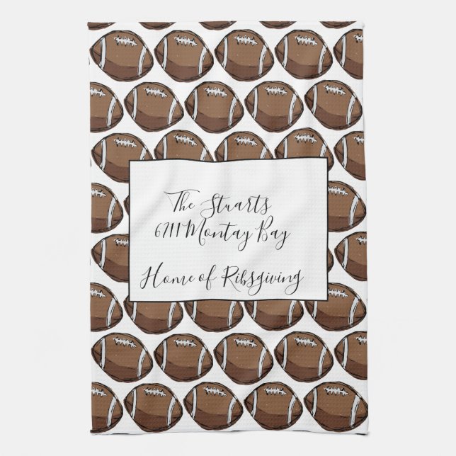 Personligfotbollkökshandduk Kökshandduk (Vertikal)