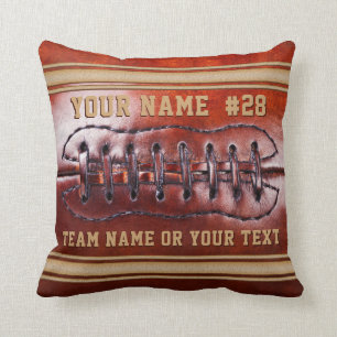 Personligfotbollslaggåvor kyler vintageLook Kudde