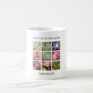 PersonligfotoCollage med din text Kaffemugg