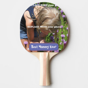 Personligfotopingen Pong paddlar Pingisracket