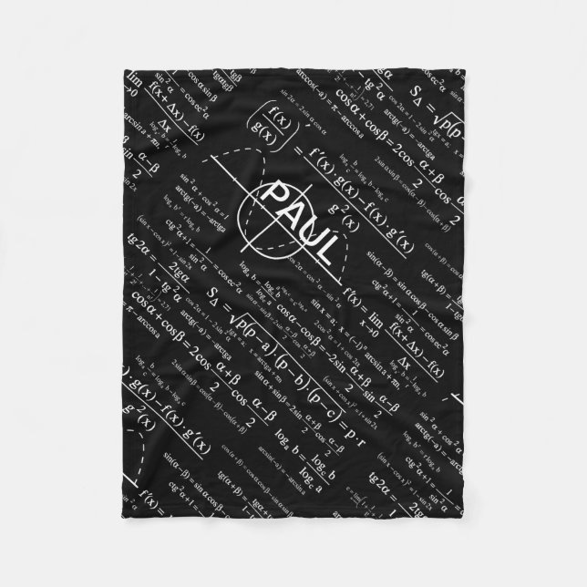 Personligfysikgåvor för fysiker fleecefilt (Framsidan)