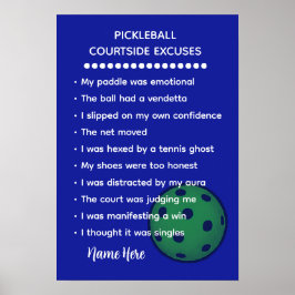 Personliggåvor för Pickleball med Utvalda Svårighe Poster