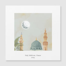 Personliggjord Masjid An-Nabawi Magnetisk Souvenir