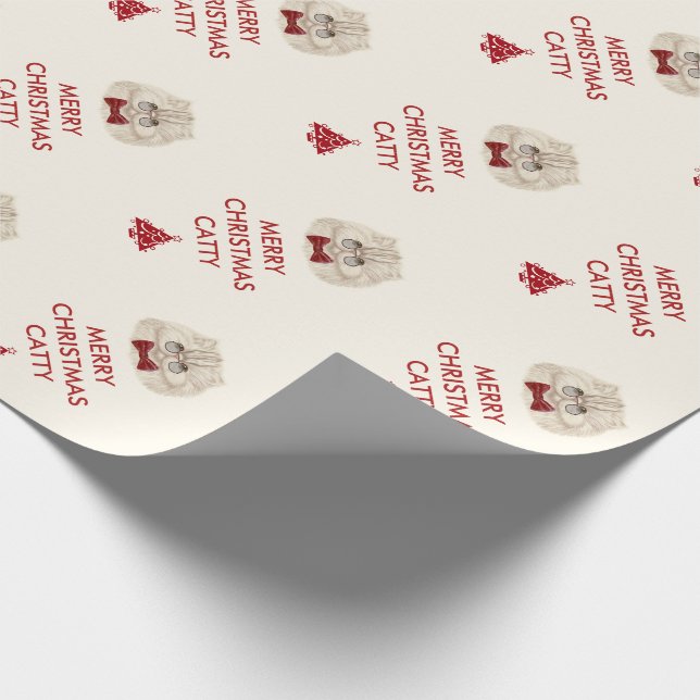 Personliggod jul som slår in papper presentpapper (Hörn)