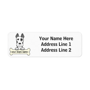 Personliggreat dane returadress etikett