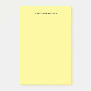 Personliggult Post-it Block