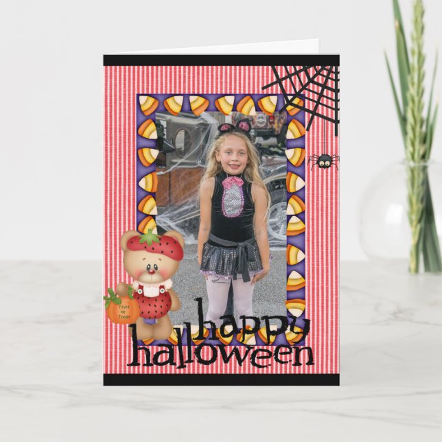 PersonligHalloween lägg till bild kort (Framsida)