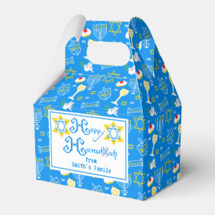 PersonligHanukkah mönster Presentaskar
