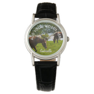 Personlighästklocka Armbandsur