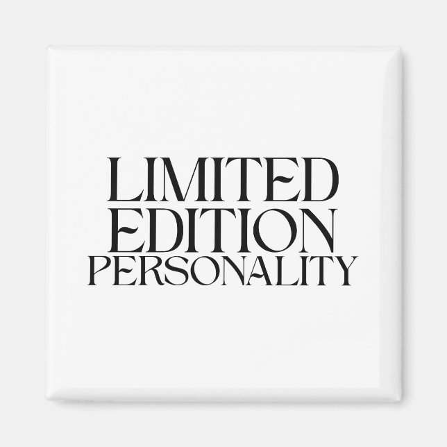 Personlighet i begränsad upplaga Minimalistisk kon Magnet (Framsidan)