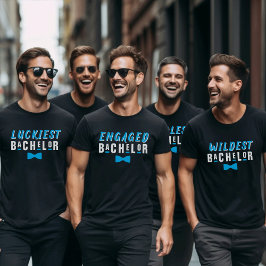 Personlighetstyp Blå Fläskband Bröllopsfest För Po T Shirt