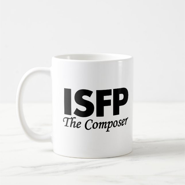 Personlighetstyp ISFP | kompositören Kaffemugg (Vänster)