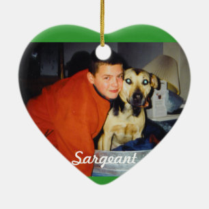 Personlighusdjurprydnadar - siddubbelt julgransprydnad keramik